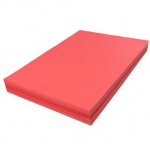 天章 (TANGO) 新绿天章A4 大红色彩色复印纸 80g 100张/包 单包装 