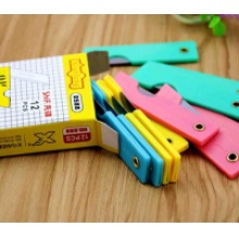 削铅笔小刀塑料柄折叠小刀 1盒装