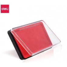 得力9864ES快干印台(红)(只)