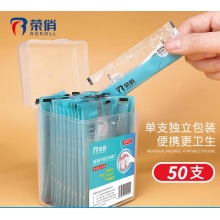 荣俏牙线棒独立包装 (50支/盒)
